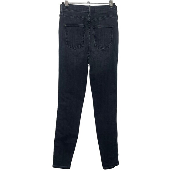 THE GREAT. The Super High Rise Jeans Women’s Size 25 Black Washed Skinny Fit - Picture 5 of 12